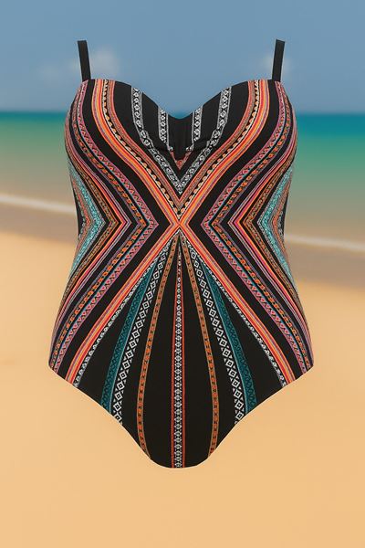 Picture of PLUS SIZE TUMMY CONTROL SWIM SUIT